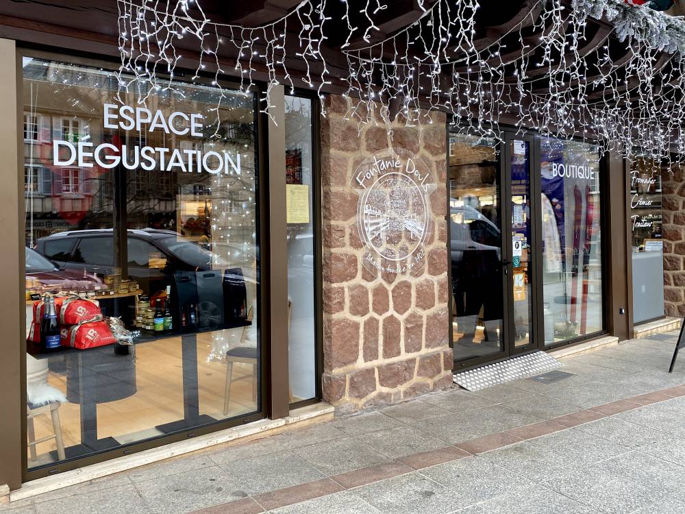 Vitrophanie partielle en kit adhésif blanc et sablage en partie basse